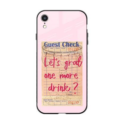 Last Call back phone cover | glass case for iphone xr