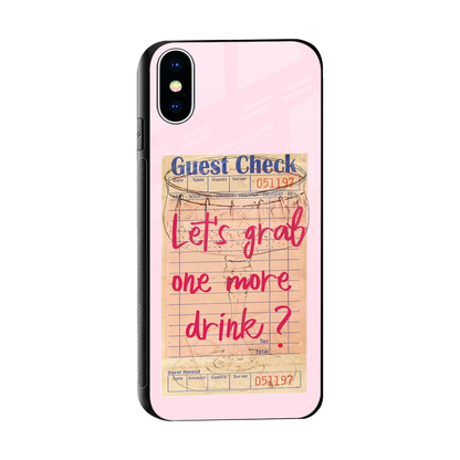 Last Call sleek iphone xs cover with tempered glass back and TPU edges