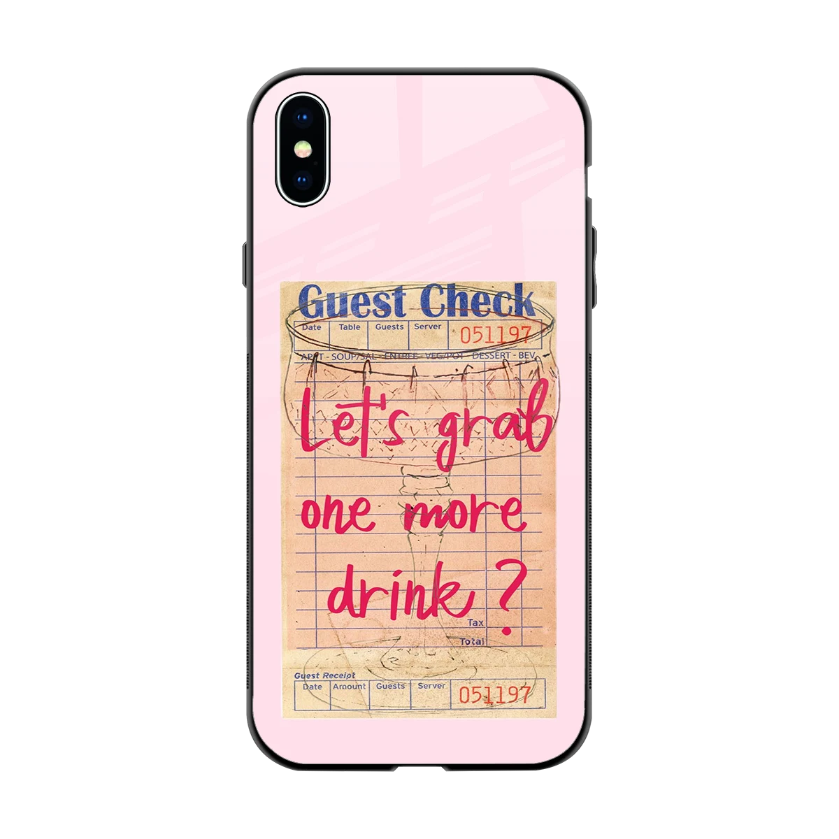 Last Call back phone cover | glass case for iphone xs max