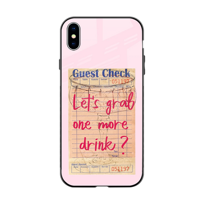 Last Call back phone cover | glass case for iphone xs max