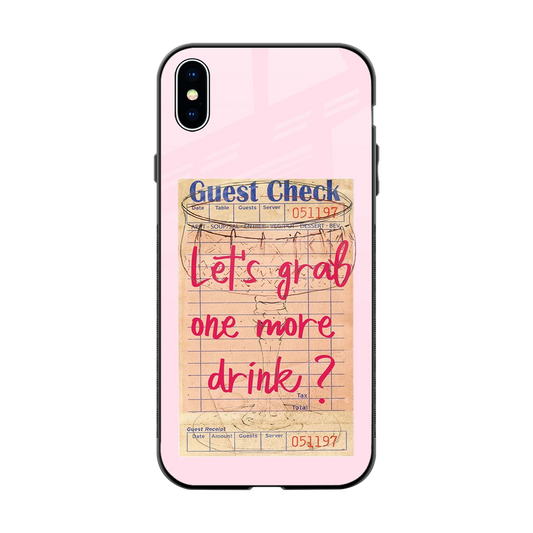 Last Call back phone cover | glass case for iphone xs max