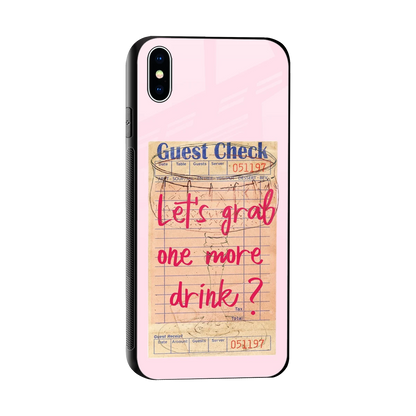 Last Call sleek iphone xs max cover with tempered glass back and TPU edges
