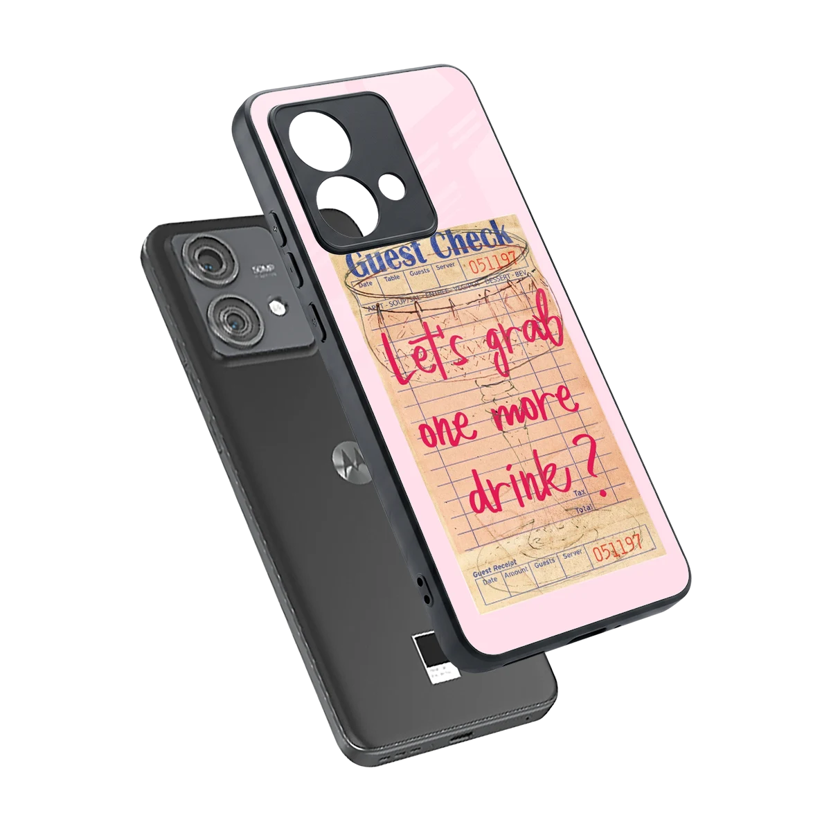 Last Call sleek motorola edge 40 neo 5g cover with tempered glass back and TPU edges