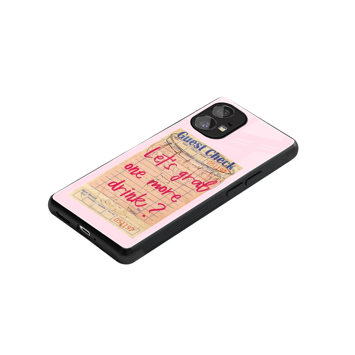 Last Call stylish phone case for nothing phone 1 | glossy glass and slim fit