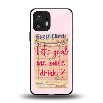 Last Call back phone cover | glass case for nothing phone 2