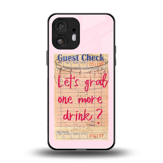 Last Call back phone cover | glass case for nothing phone 2
