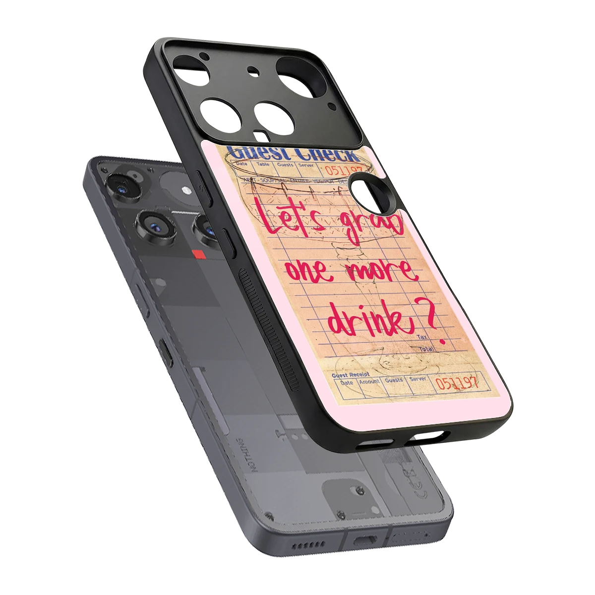 Last Call sleek nothing phone 3 cover with tempered glass back and TPU edges