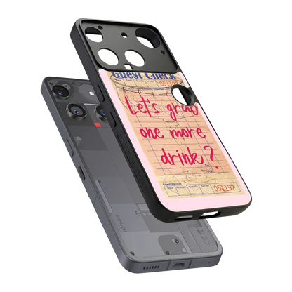 Last Call sleek nothing phone 3 cover with tempered glass back and TPU edges