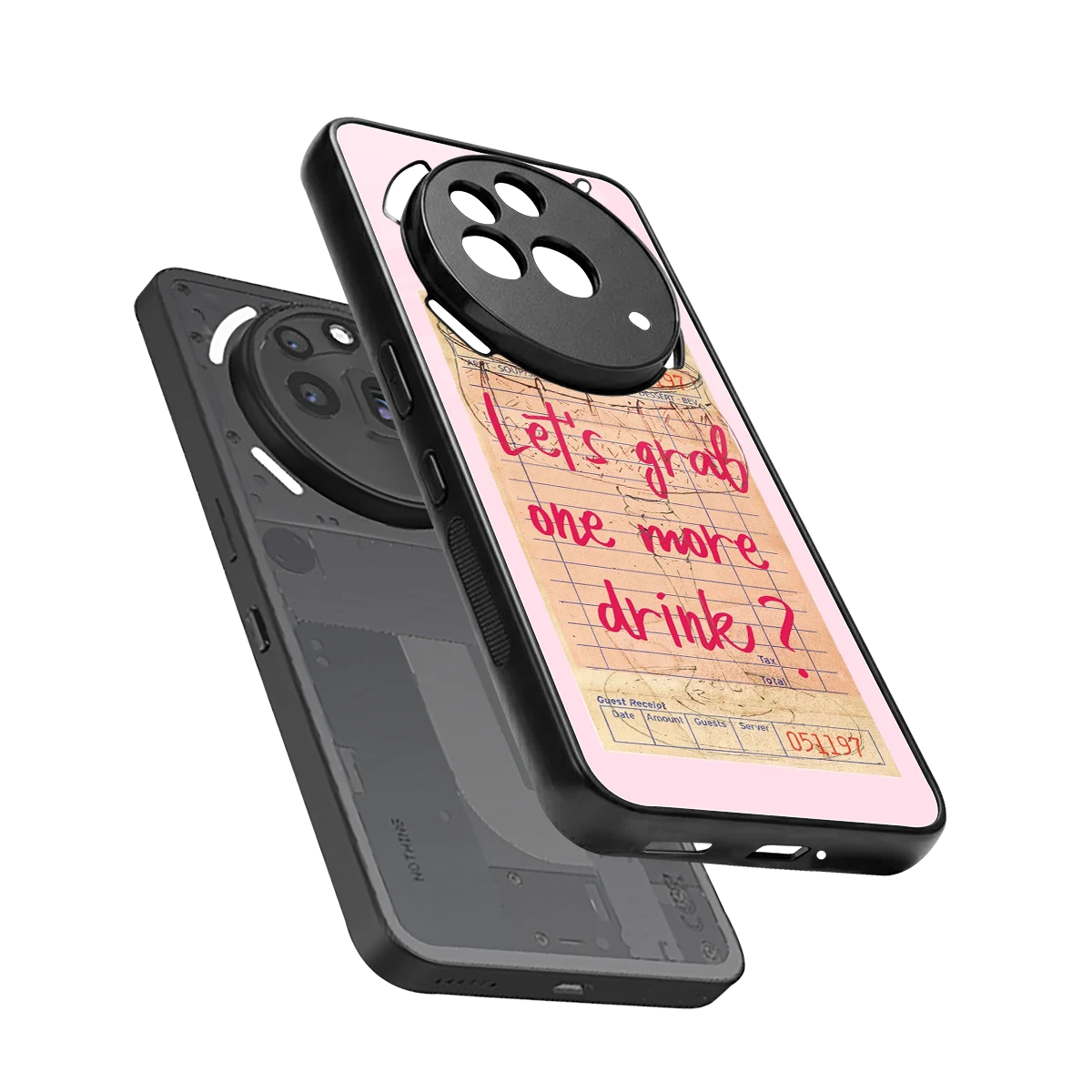 Last Call sleek nothing phone 3a pro cover with tempered glass back and TPU edges