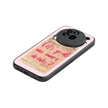 Last Call stylish phone case for nothing phone 3a pro | glossy glass and slim fit