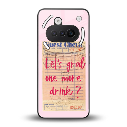 Last Call back phone cover | glass case for nothing phone 3a