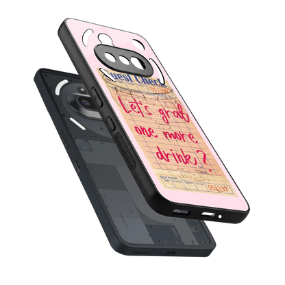 Last Call sleek nothing phone 3a cover with tempered glass back and TPU edges