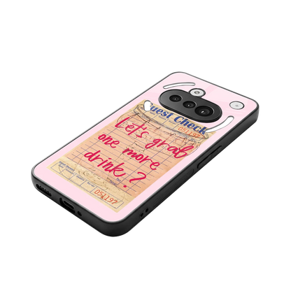 Last Call stylish phone case for nothing phone 3a | glossy glass and slim fit