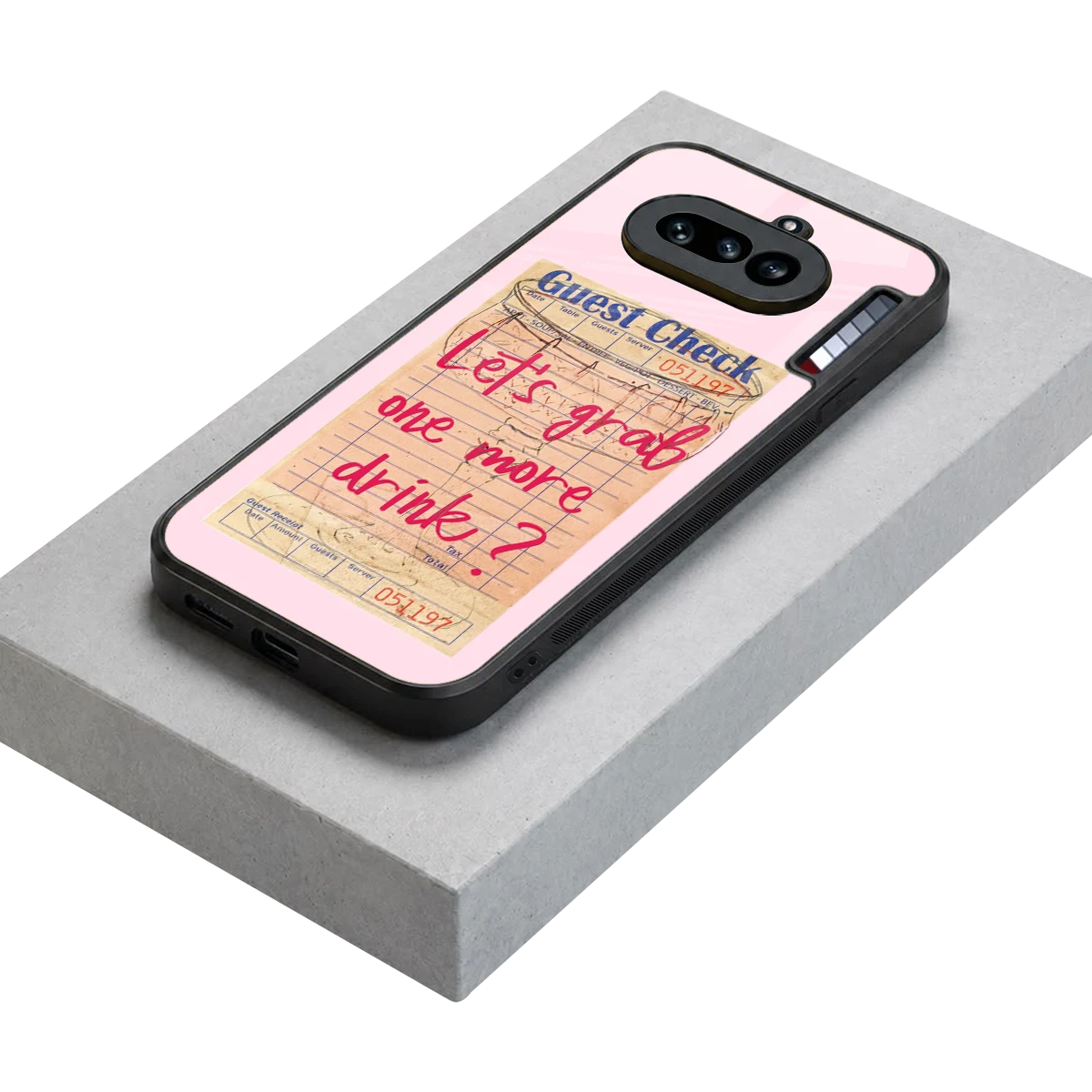 Last Call stylish phone case for nothing phone 4a | glossy glass and slim fit
