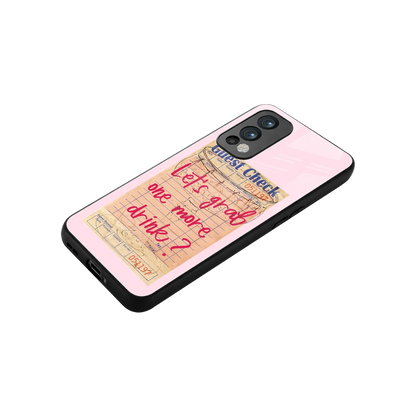 Last Call stylish phone case for oneplus nord 2 | glossy glass and slim fit