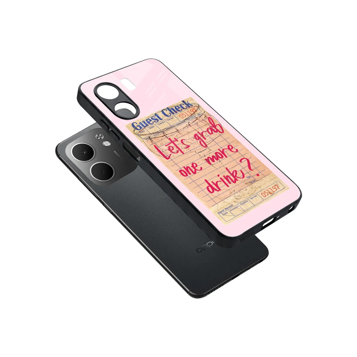 Last Call sleek oppo a5x 5g cover with tempered glass back and TPU edges