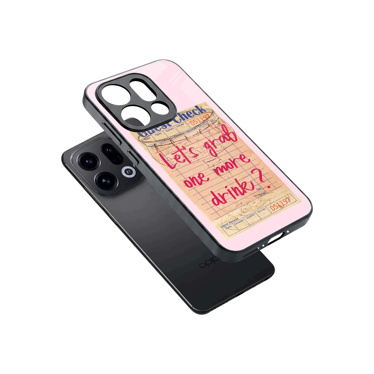Last Call sleek oppo find x9 cover with tempered glass back and TPU edges