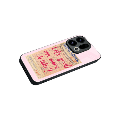 Last Call stylish phone case for oppo find x9 | glossy glass and slim fit