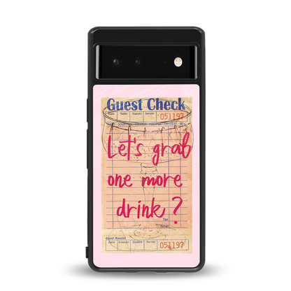 Last Call back phone cover | glass case for google pixel 6a