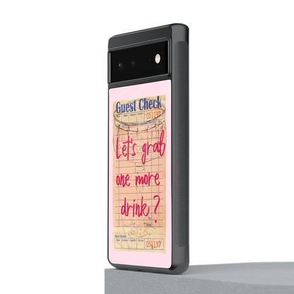 Last Call stylish phone case for google pixel 6a | glossy glass and slim fit