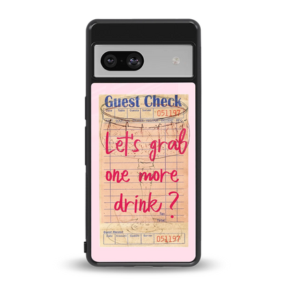 Last Call back phone cover | glass case for google pixel 7a