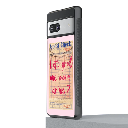 Last Call stylish phone case for google pixel 7a | glossy glass and slim fit