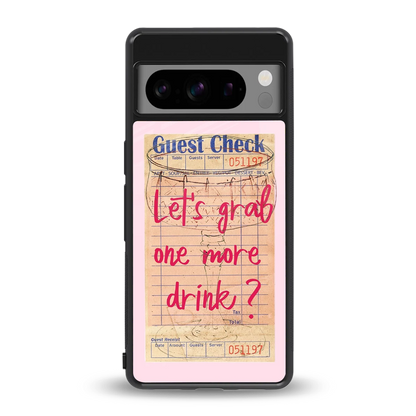 Last Call back phone cover | glass case for google pixel 8 pro