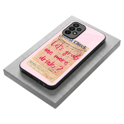 Last Call stylish phone case for samsung galaxy a23 | glossy glass and slim fit