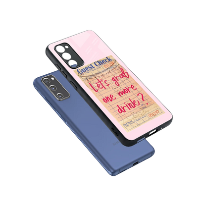 Last Call sleek samsung galaxy s20 fe cover with tempered glass back and TPU edges