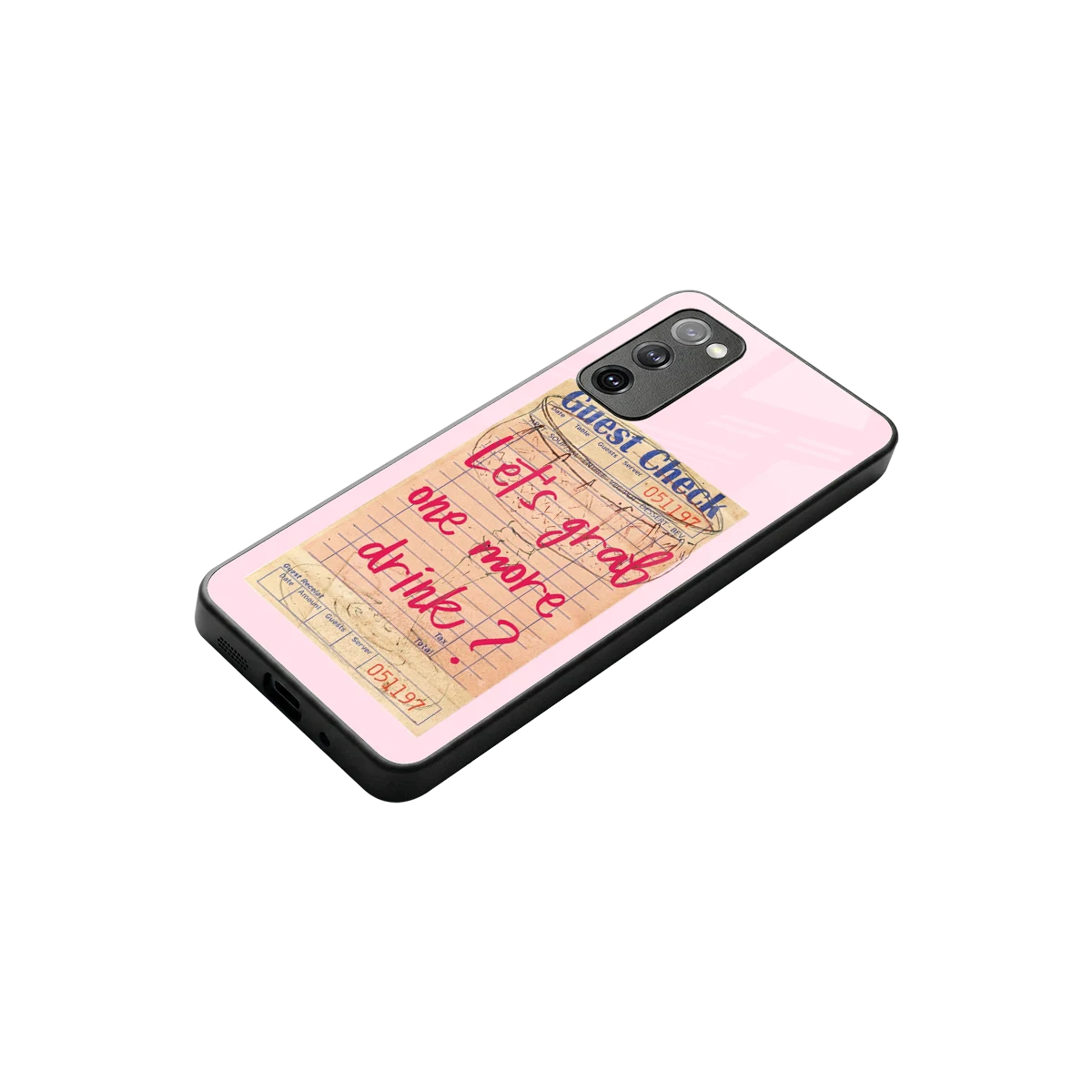 Last Call stylish phone case for samsung galaxy s20 fe | glossy glass and slim fit