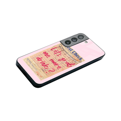 Last Call stylish phone case for samsung galaxy s22 | glossy glass and slim fit