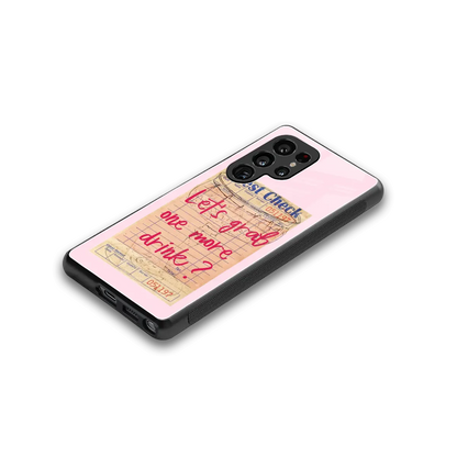 Last Call stylish phone case for samsung galaxy s25 ultra | glossy glass and slim fit