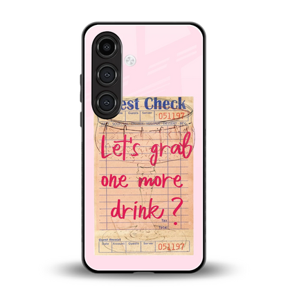 Last Call back phone cover | glass case for samsung galaxy s24
