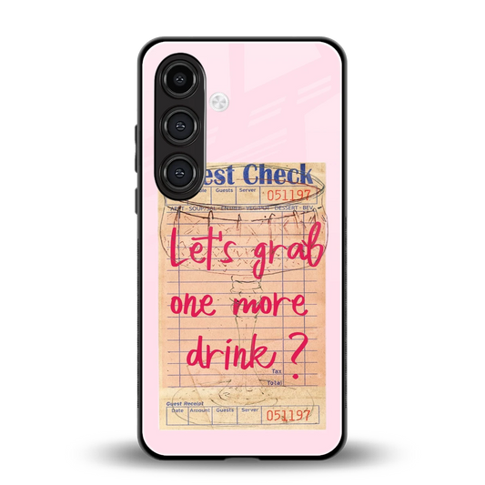 Last Call back phone cover | glass case for samsung galaxy s24