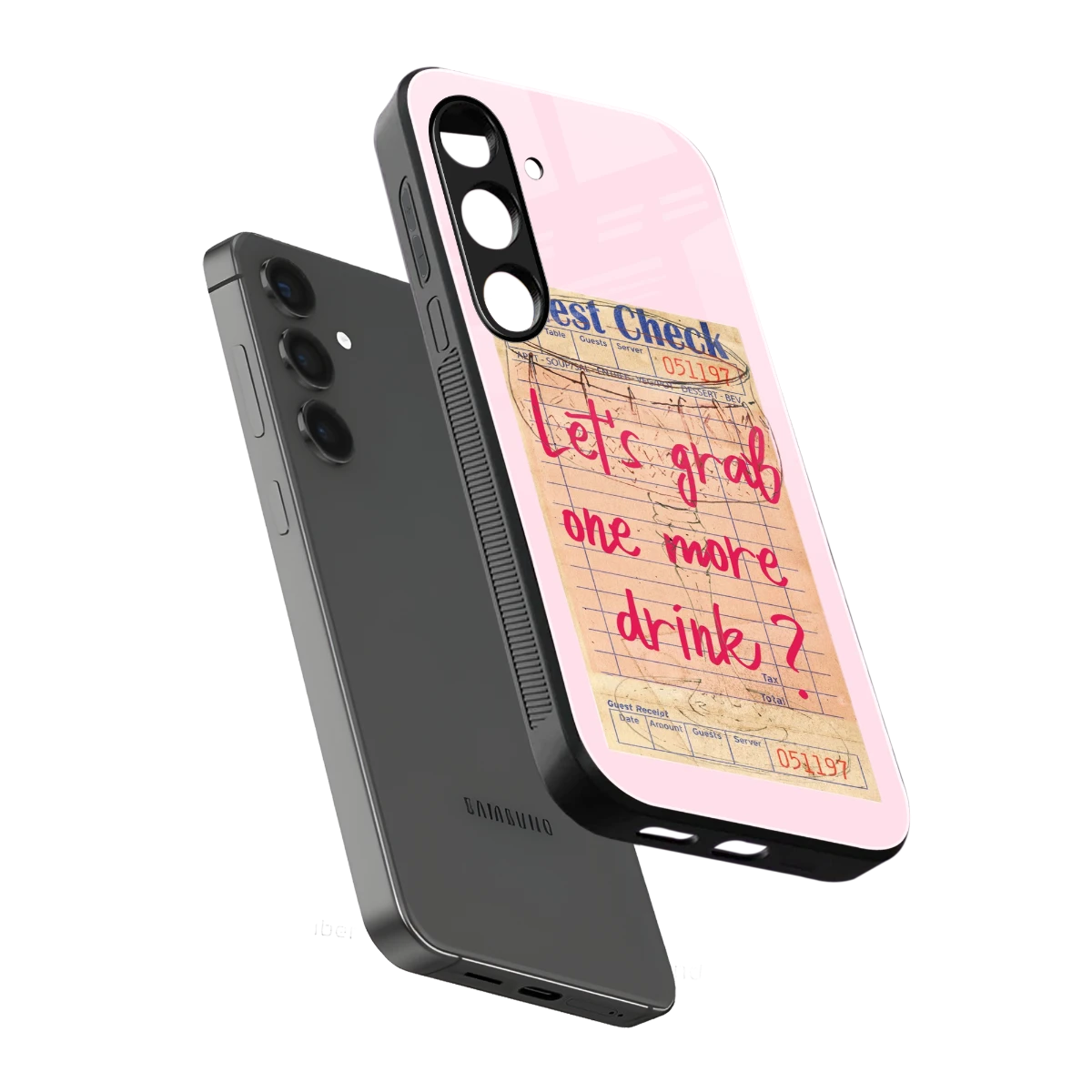 Last Call sleek samsung galaxy s25 cover with tempered glass back and TPU edges