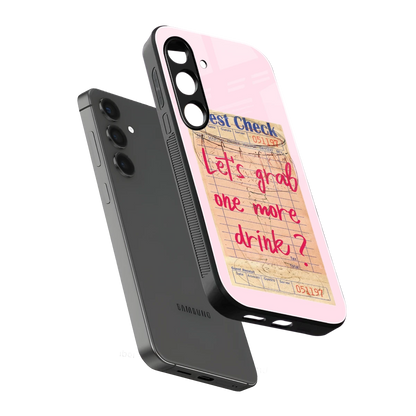 Last Call sleek samsung galaxy s24 cover with tempered glass back and TPU edges