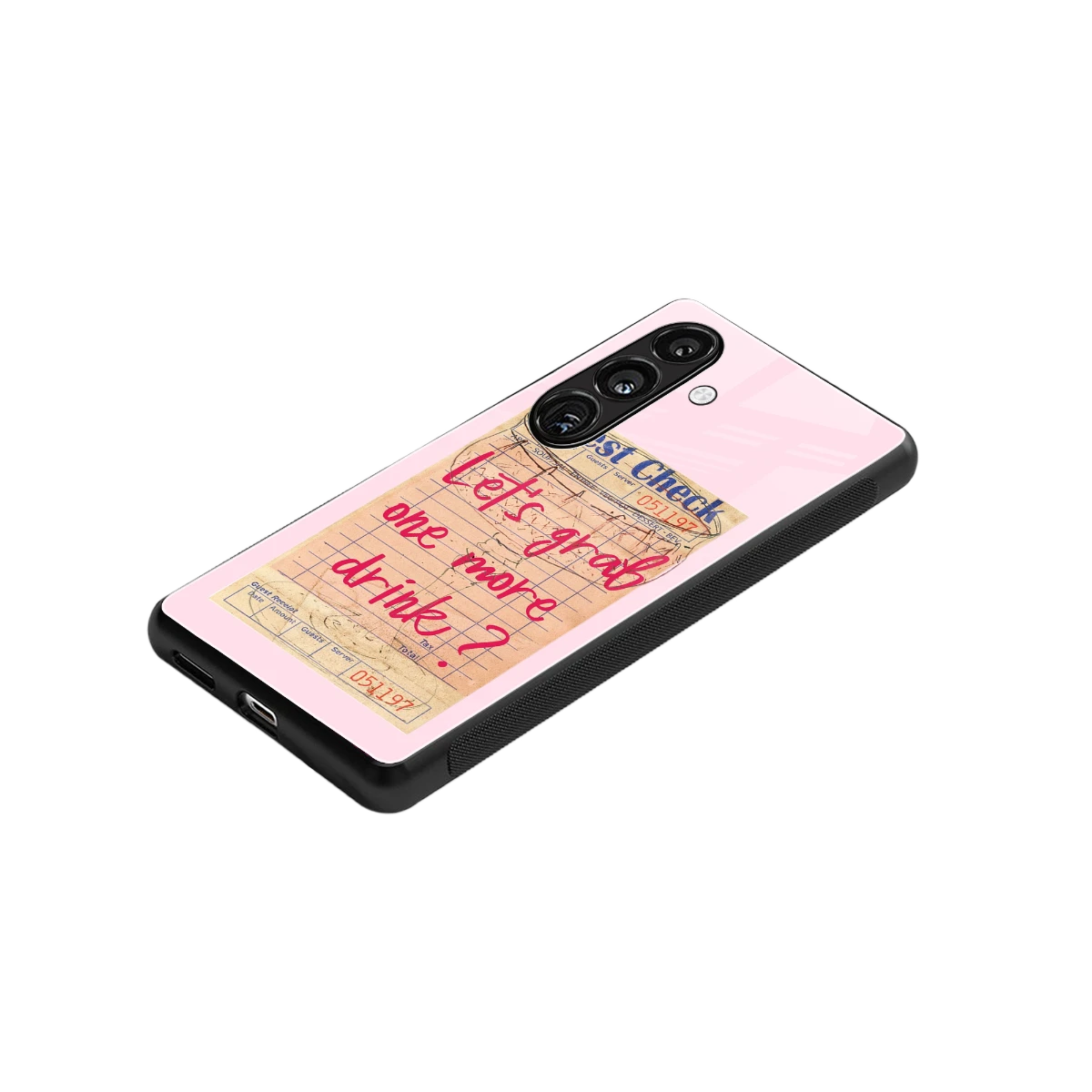 Last Call stylish phone case for samsung galaxy s24 plus | glossy glass and slim fit