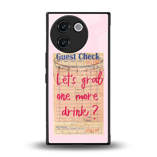 Last Call back phone cover | glass case for vivo v30e