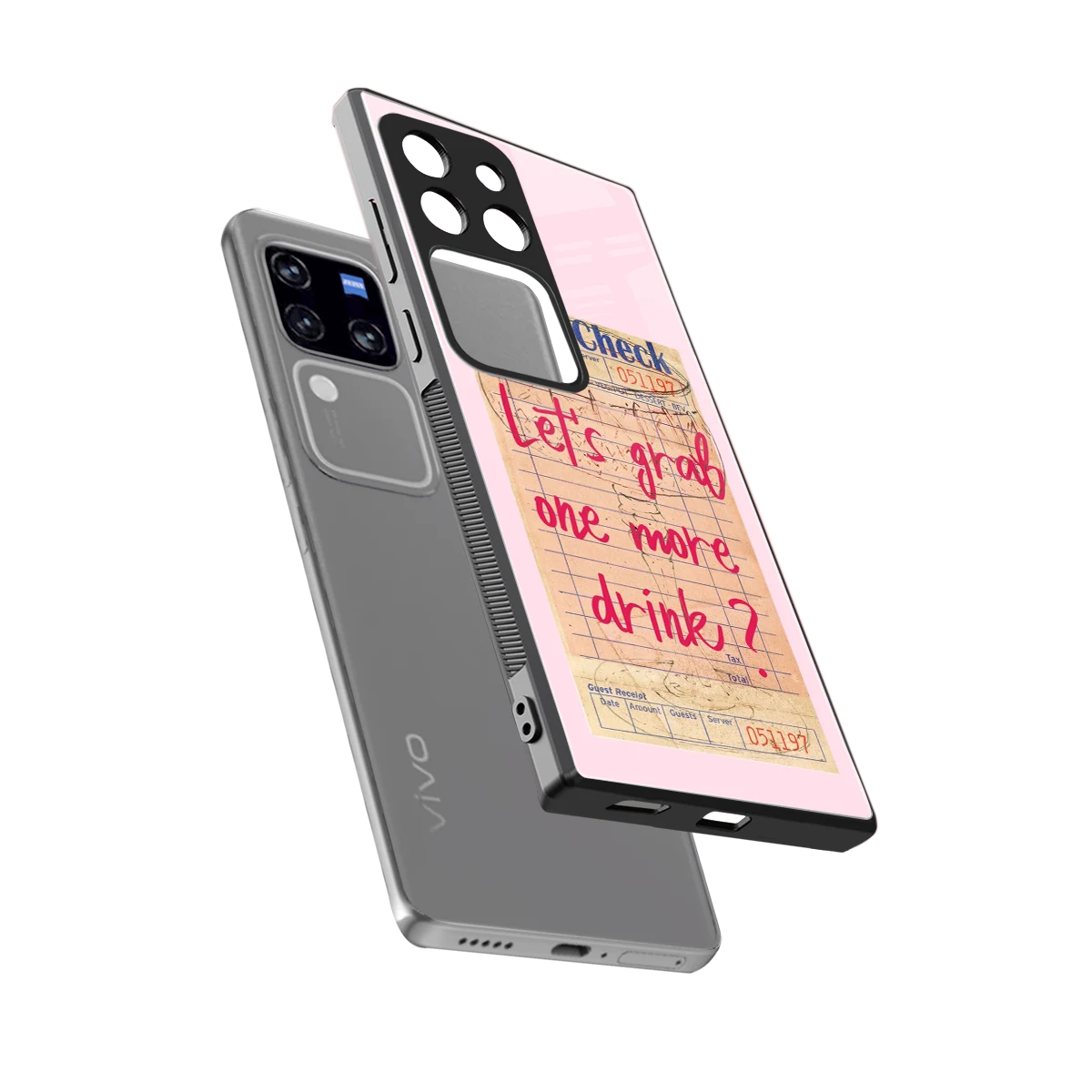 Last Call sleekvivo v30 pro cover with tempered glass back and TPU edges