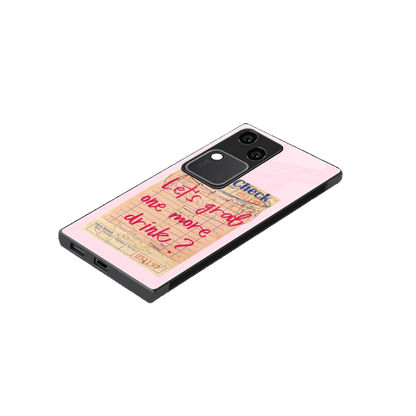 Last Call stylish phone case for vivo v30 | glossy glass and slim fit