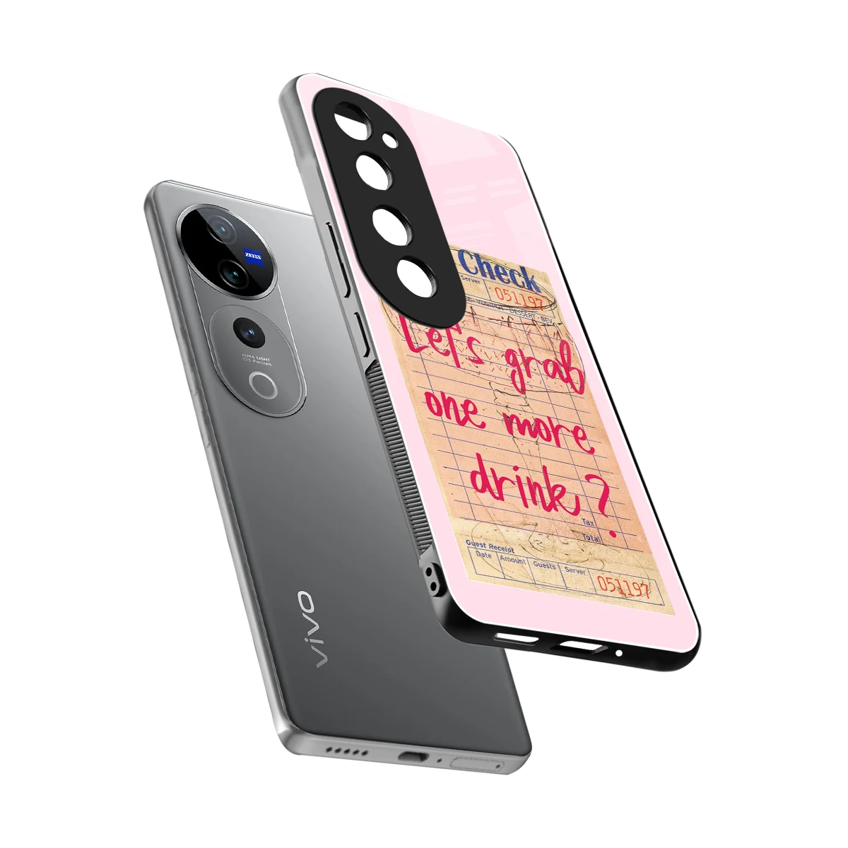 Last Call sleek vivo v40 pro cover with tempered glass back and TPU edges