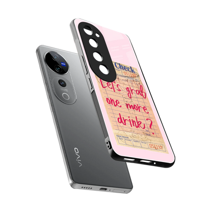 Last Call sleek vivo v40 pro cover with tempered glass back and TPU edges