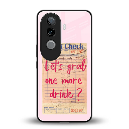 Last Call back phone cover | glass case for vivo v40e