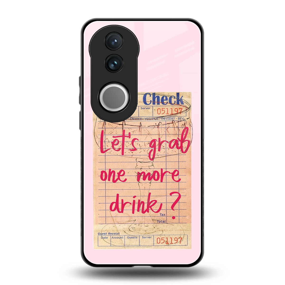 Last Call back phone cover | glass case for vivo v50