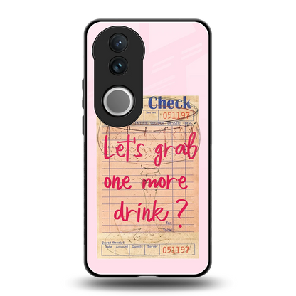 Last Call back phone cover | glass case for vivo v50