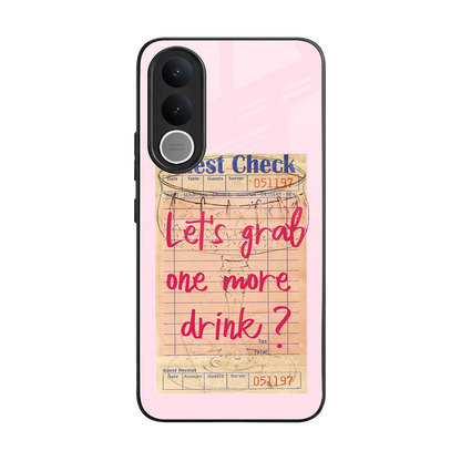 Last Call back phone cover | glass case for vivo v70 fe