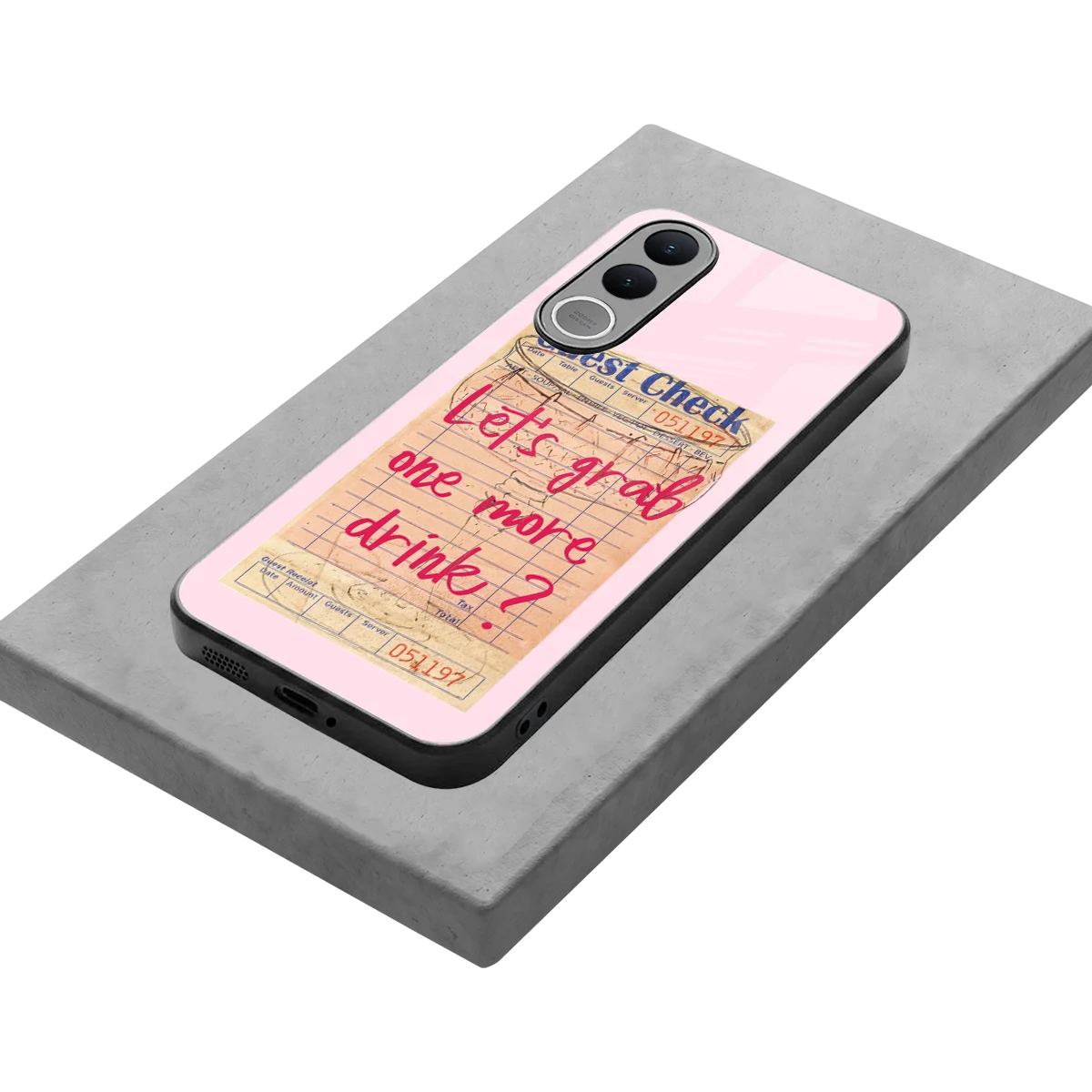 Last Call stylish phone case for vivo v70 fe | glossy glass and slim fit
