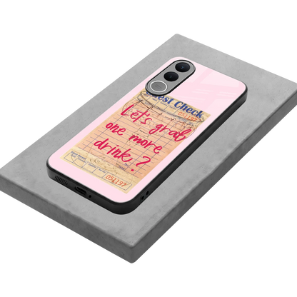 Last Call stylish phone case for vivo v70 fe | glossy glass and slim fit