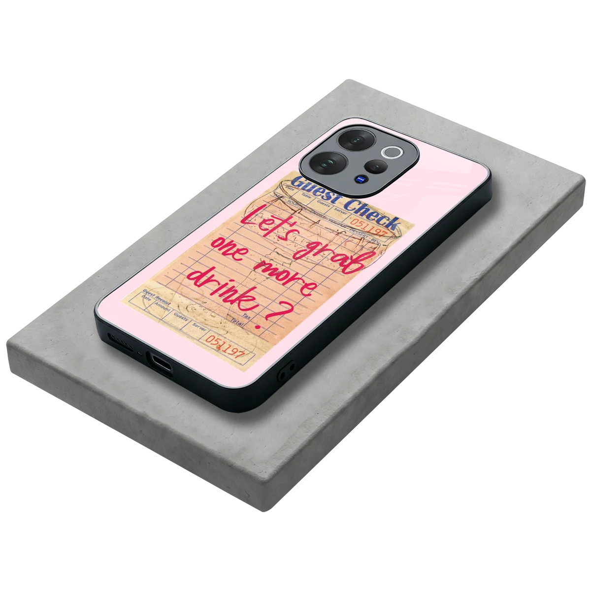 Last Call stylish phone case for vivo v70 | glossy glass and slim fit