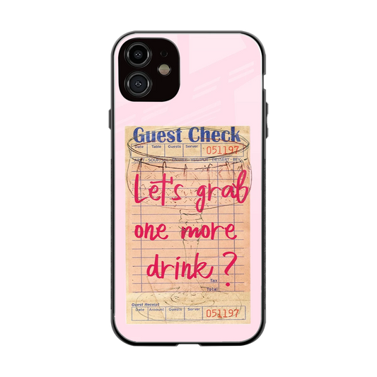 Last Call back phone cover | glass case for iphone 12